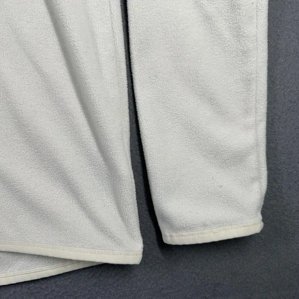 The North Face Fleece Sweater Womens Medium White 1/4 Zip Mock Neck Pullover - Image 4