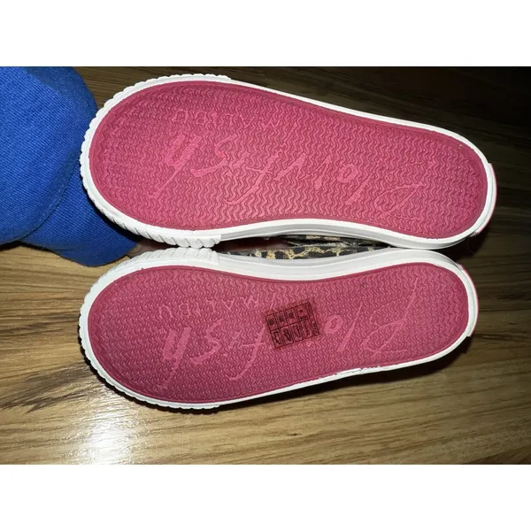 Blowfish NEW‎ Sneakers Girls Size 9c 9 Leopard Print Slip On Malibu Kids Shoes - Image 6