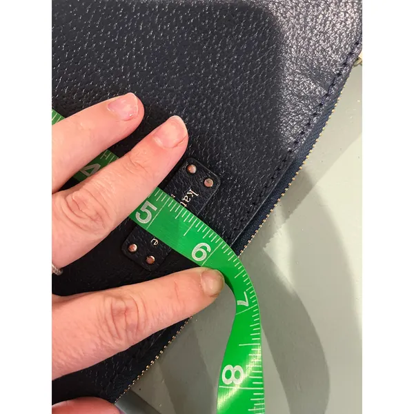 Kate Spade Jeanne Petrol Blue Mini Crossbody Bag Pebbled Leather * Missing Strap - Image 6