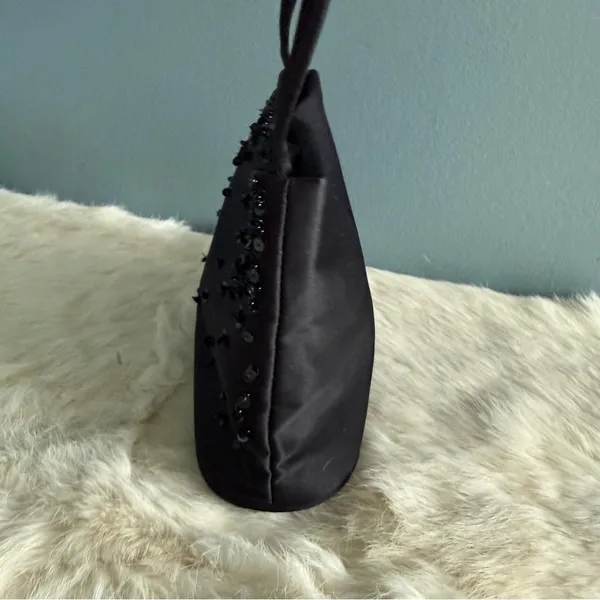 The Limited Black Beaded Sequin Mini Evening Bag - Image 2