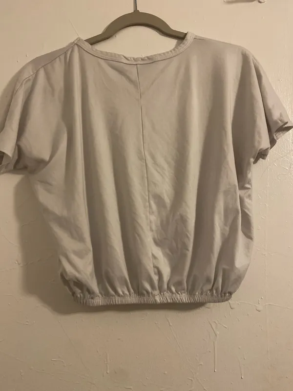 Cropped t shirt White - Image 2