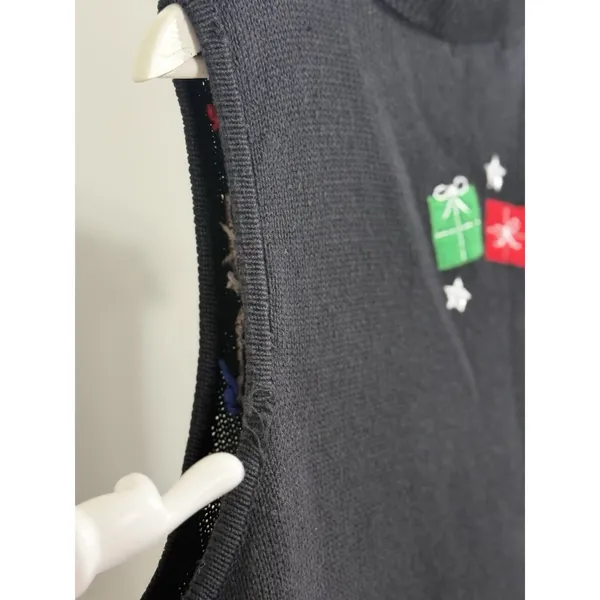 Vtg Designer Originals Studio Santa Ugly Sweater Vest 90’s Christmas Size 2X - Image 11