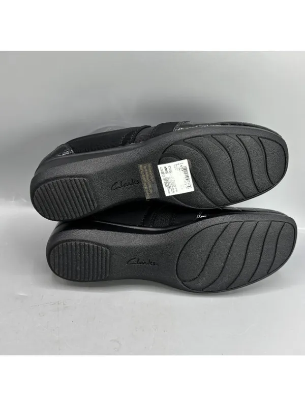 Clarks Noreen Will Shoes Womens 7.5 Black Round Toe Casual Slip On 26102169 - Image 5
