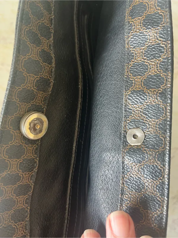 Celine Vintage Macadam Tote - Image 9
