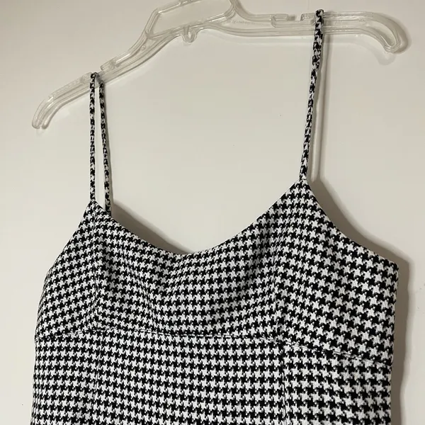 Bec + Bridge French Liaison Mini Dress black squares size US 6 - Image 2