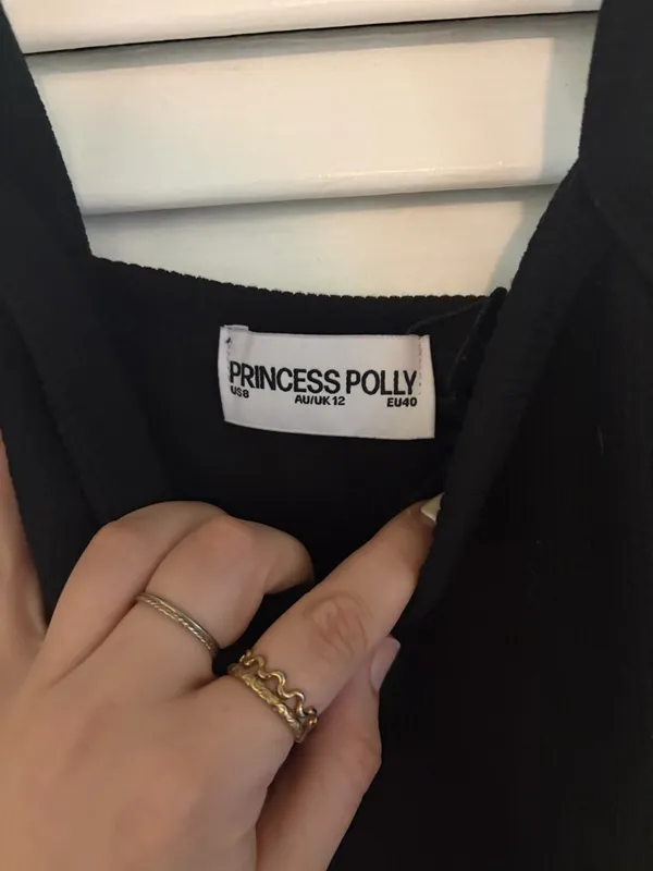 Princess Polly black mini dress - Image 3
