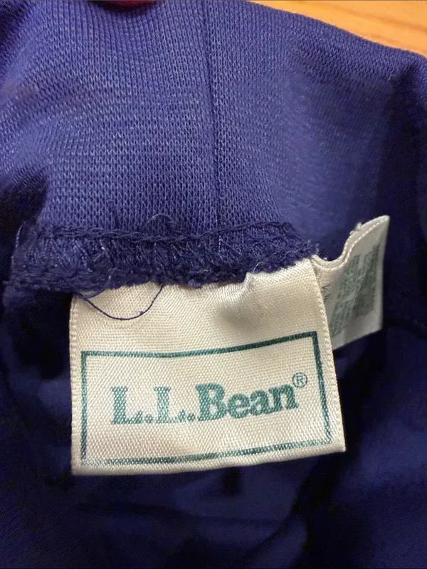 L.L.Bean blue turtleneck size medium. - Image 2