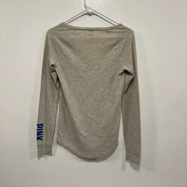 Victoria's Secret pink Detroit lions Gray and Blue Graphic Long Sleeve Tee! - Image 4