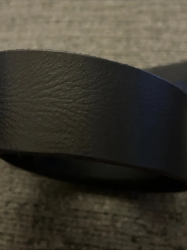 New Free People Celestial Buckle Black Leather Belt Size M/L - Image 6