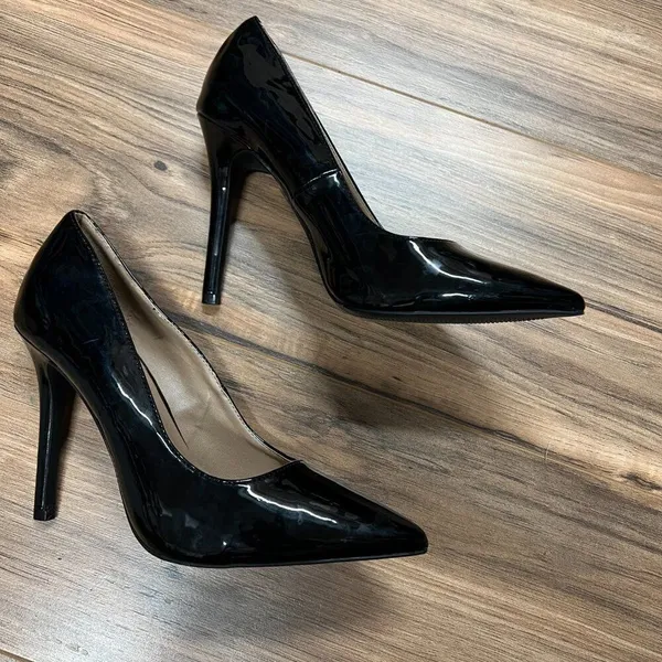 Qupid‎ black heels 7.5 - Image 2