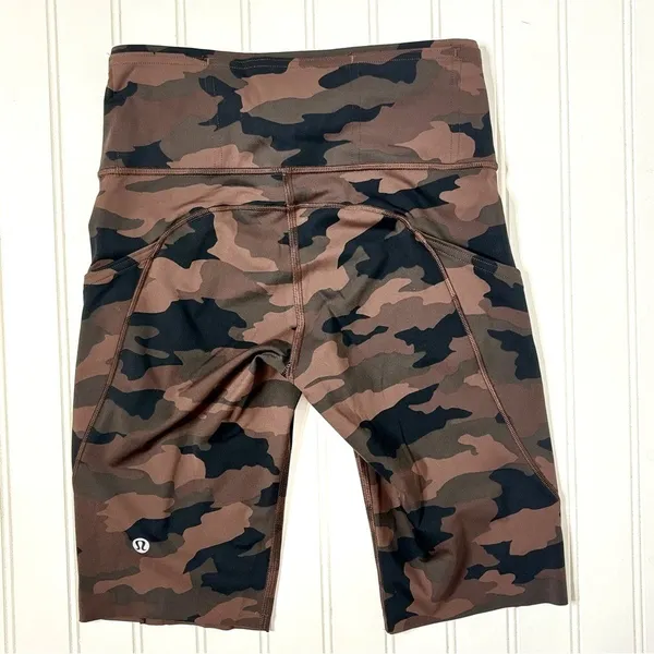 Lululemon Fast and Free High Rise Short 8 Heritage 365 Camo Brown Earth Multi 4 - Image 2
