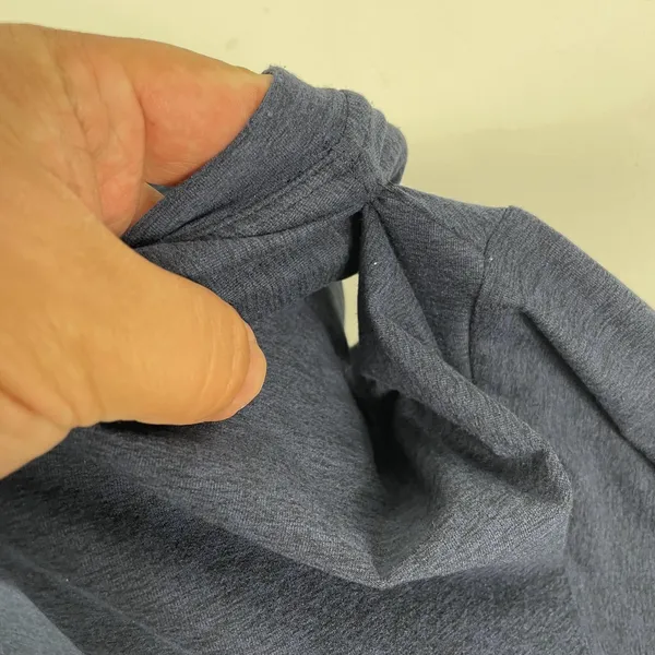 Fabletics Shirt Womens XXL Blue Long‎ Sleeve Pullover Crew Neck Reflective - Image 3