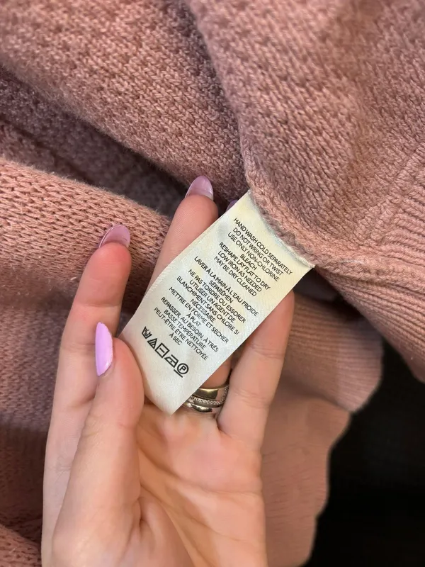 Free People Chamomile Oversize Cardigan in Rose - Image 9