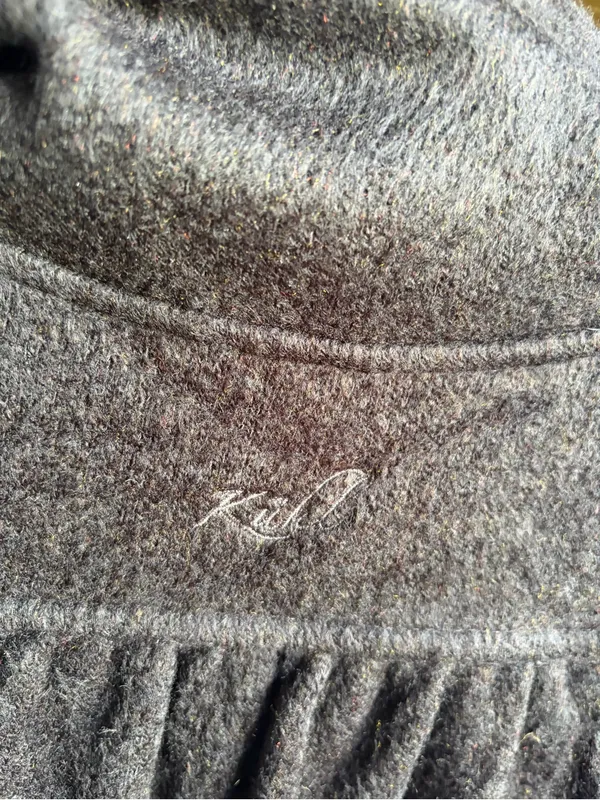 Kuhl Savina Alfpaca Fleece Long Parka Sweater Button Jacket Womens Medium Black - Image 4