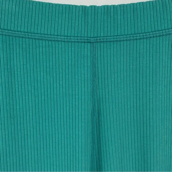 Alo Yoga Teal Blissful High-Waisted Ribbed Leggings Full Length Sz S Athleisure - Image 7