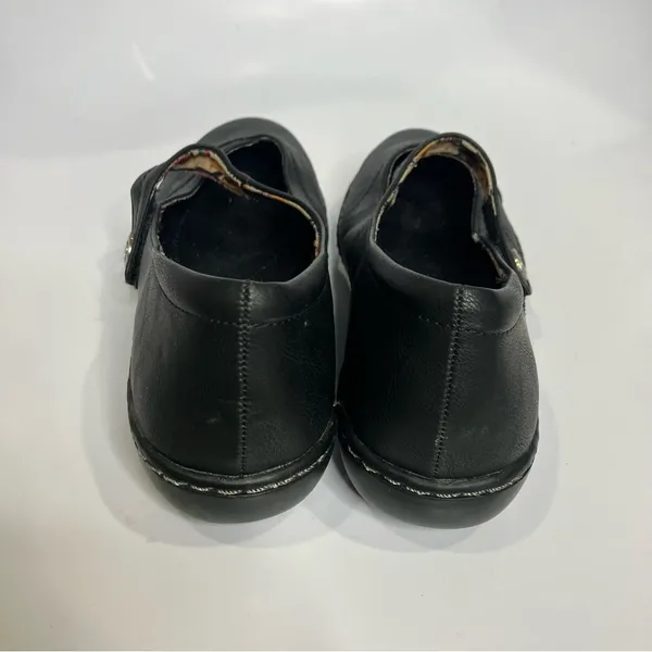 Soft style by hush puppies black leather mary Jane Shoes size 8.5‎ - Image 5