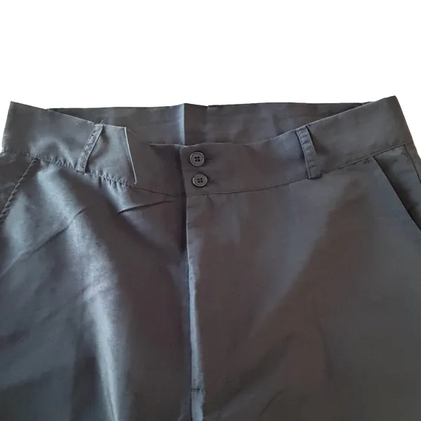 Women's Black Hiking Style Pants with Fixed Waist and Pockets Size Large #260705 - Image 3