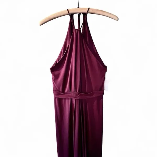 Amsale COLBY Crimson Formal Gown 10/12 Prom Dress Bridesmaid Romantic NWT R-$268 - Image 4