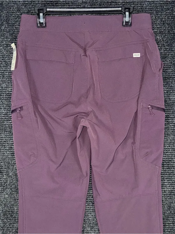 Duluth Trading Co NWT Women Flexpedition Joggers Elderberry Purple 10x28.5 Nylon - Image 5