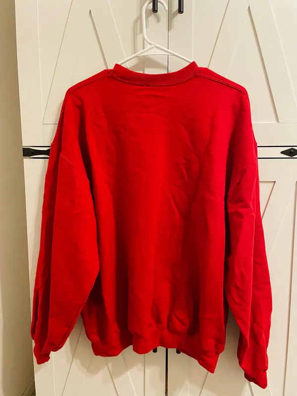 Jerzees Classic Cars Red Crewneck L - Image 4