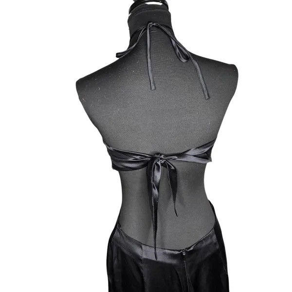 Amanda Uprichard X Revolve Celosia Gown in Black‎ Size: L - Image 4