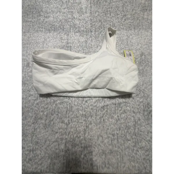 All in Motion White Brushed Sculpt Asymmetrical One Shoulder Sports Bra NWT‎ - Image 4