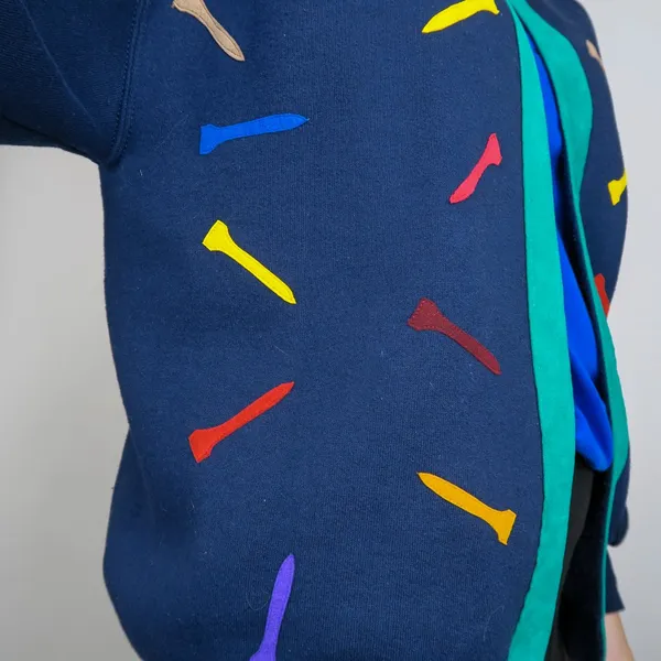 Russell Athletic Vintage 90s Handmade Original Golf Cardigan Sweatshirt - Image 6