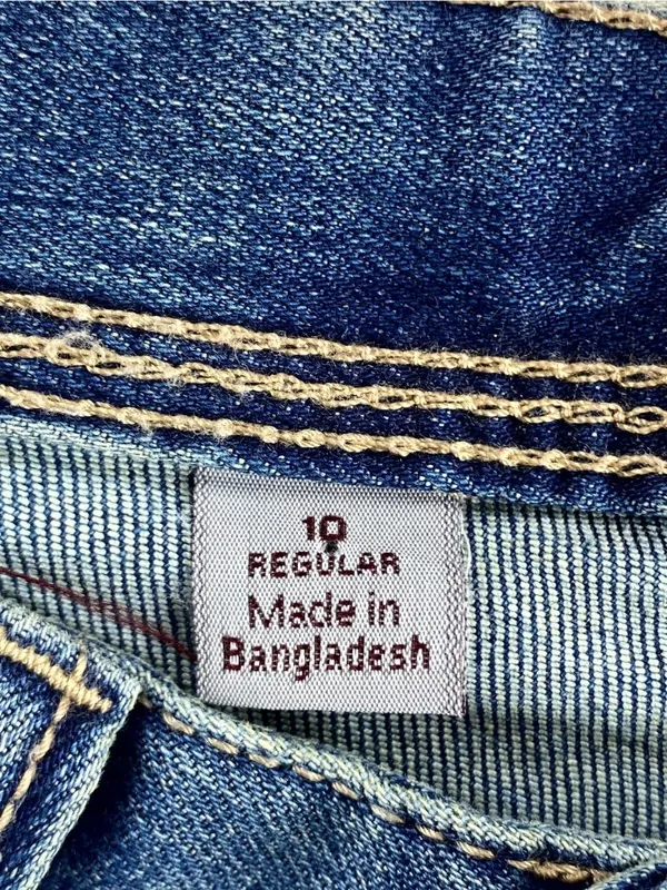 Carhartt Work Jeans Women's 10 Blue Denim Pockets Bootcut Leg Traditional Fit - Image 4