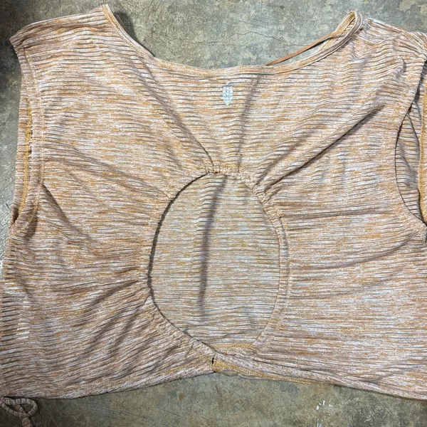 Free People Tried & True Striped Tee. Size Large - Image 6