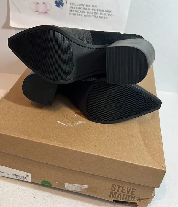 Steve Madden Chaya Pointed Toe Bootie black multi #casual #classic #stylish #chic #pointedtoe - Image 6
