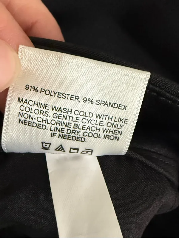 Express Super Soft Mid Rise Bootcut Pants Black Size 12 Long - Image 5