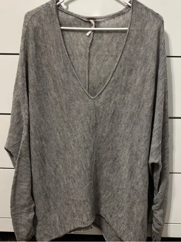 Free People Wool Blend Oversized Sweater - Image 2
