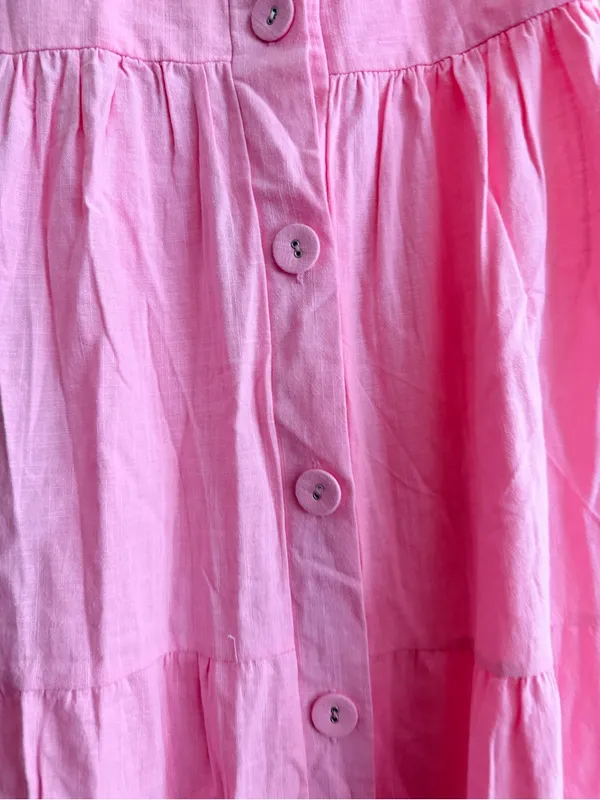 Sleeveless Pink Button - Image 2