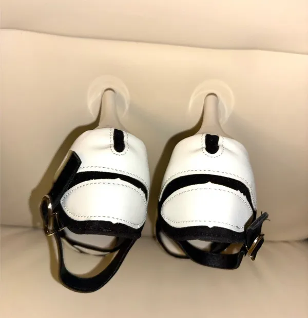Women's high-heeled platform sandals with an open toe, ideal for parties and summer. Size 8 - Image 4