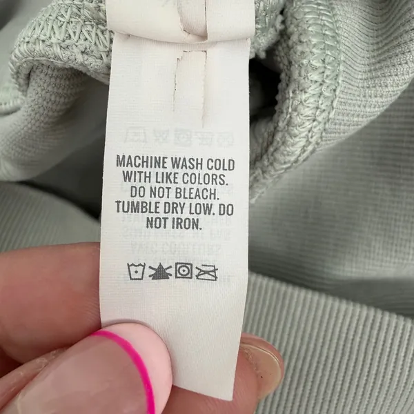 OFFLINE by Aerie Leggings Womens Medium Sage Green Ribbed High Rise Yoga - Image 10