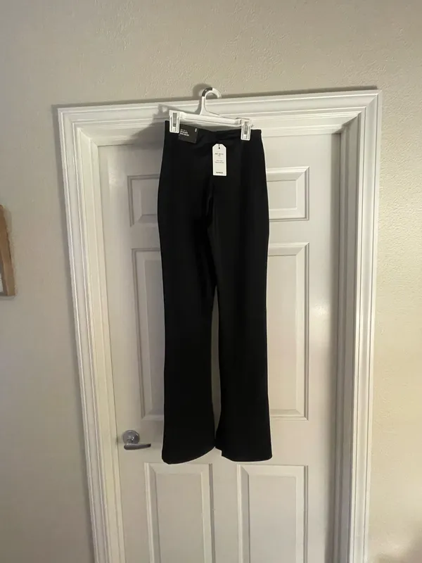 Express black high rise flare pants  - Image 2