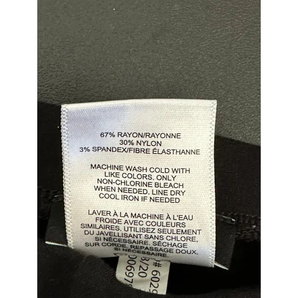 Express‎ Columnist Black Pants Womens Sz S Zipper Ankle Stretch Pull On Career - Image 7