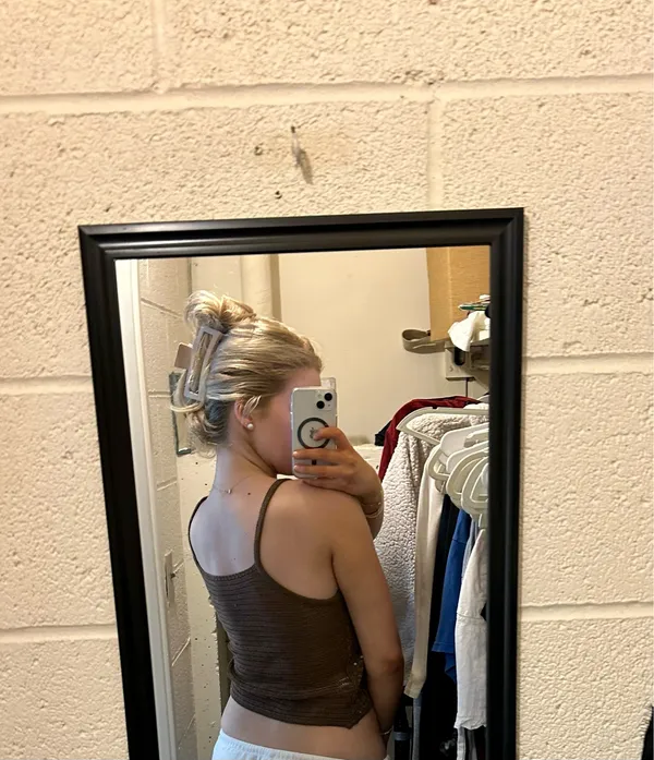 SheIn Brown sequin tank top - Image 2