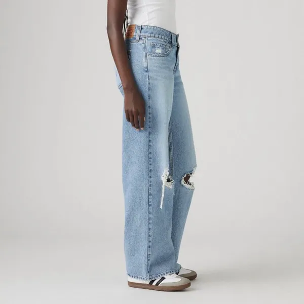 Levi’s Superlow‎ Wide Leg Distressed Jeans - Image 2