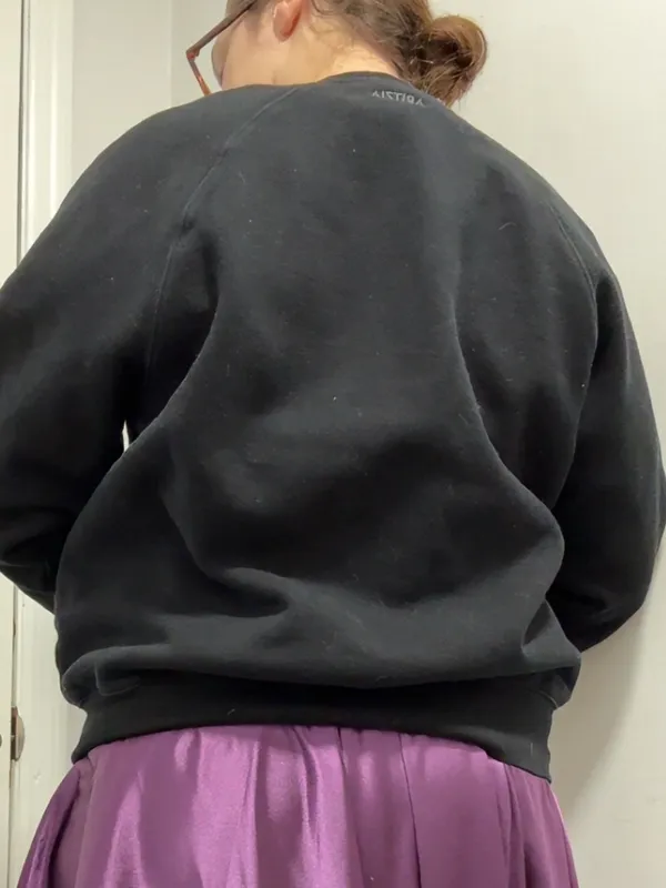 Aritizia Black pullover sweat fleece mega fit - Image 6