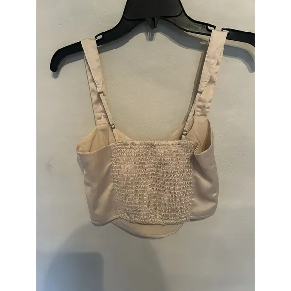 Abercrombie & Fitch Satin Style Corset Crop Top Size XS Party Summer Vacation - Image 2