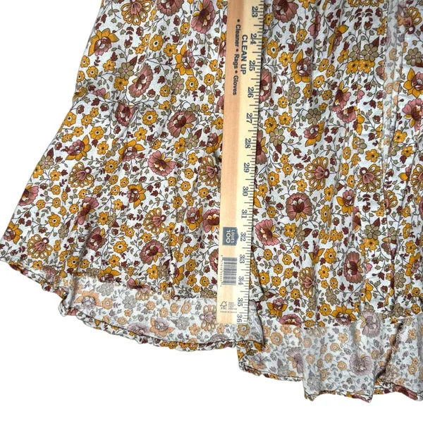 Cynthia Rowley Top Midi Skirt Set L Floral Matching Outfit‎ Peasant Cottage Boho - Image 16