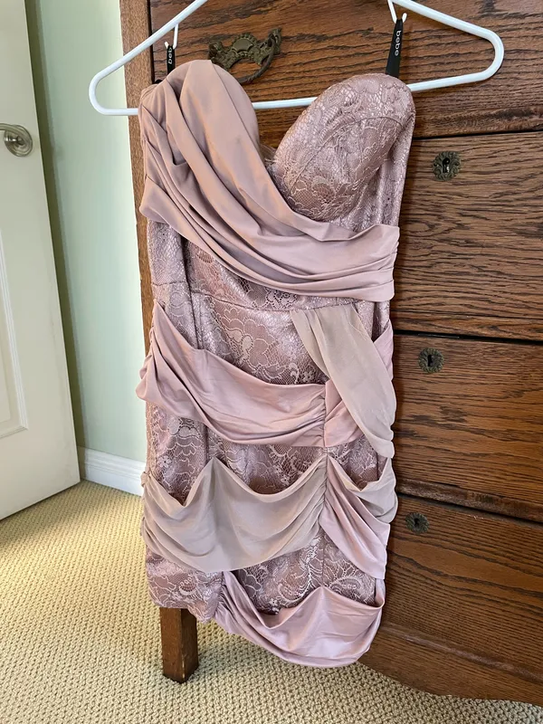 Bebe Strapless Mini Dress - Image 3