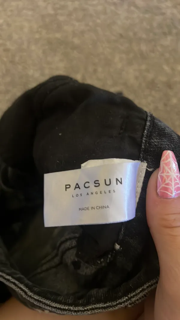 PacSun black daisy Jean skirt - Image 3