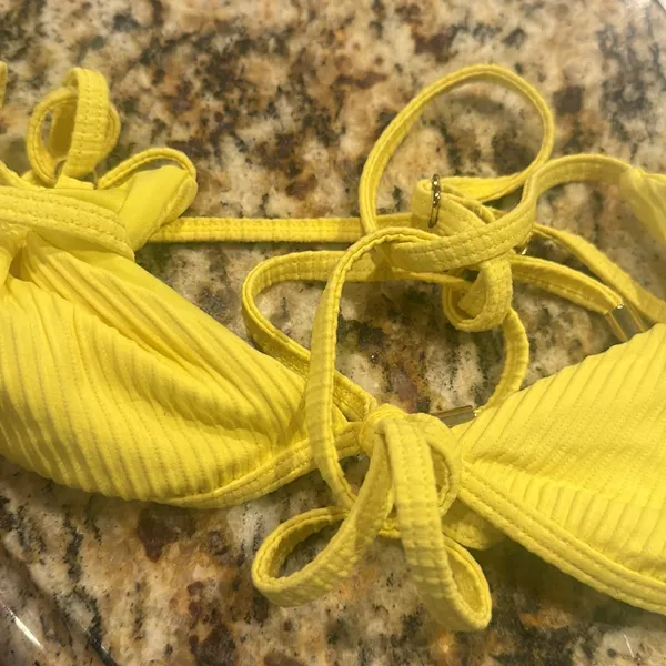 Monday swimwear bikini top Yellow - Image 5