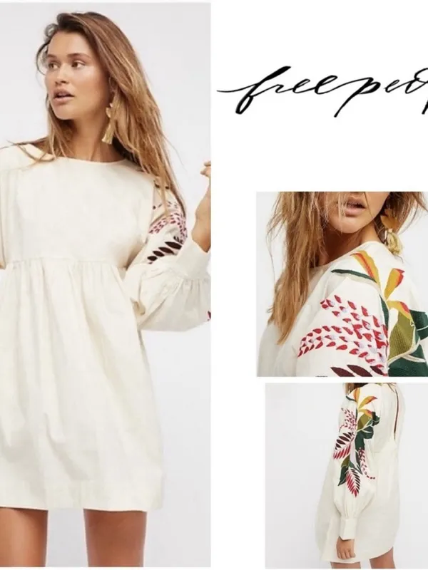 Free People Natural Cream dress - Image 2