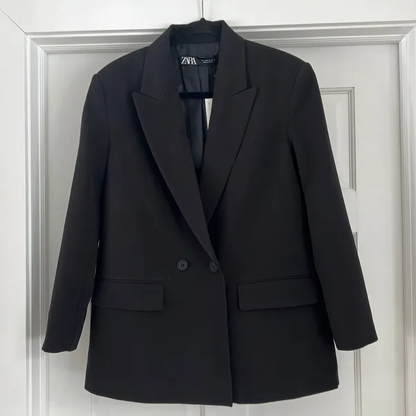 ZARA NWT  double breasted blazer - Image 3