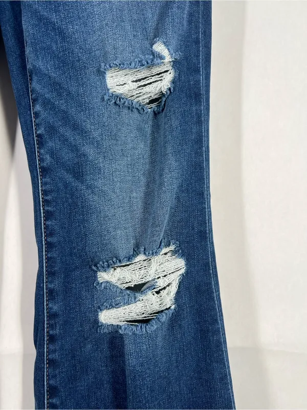 American Eagle Outfitters High-Rise‎ Flare Jeans - Medium Blue - Image 6