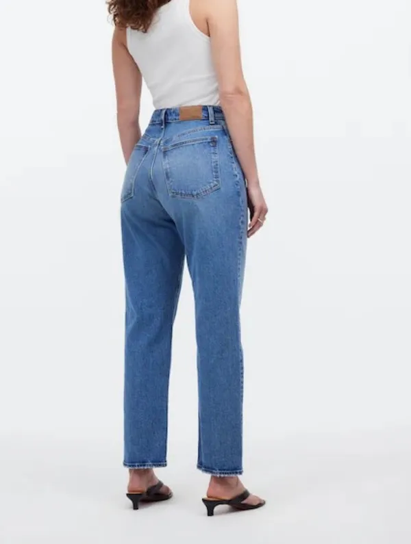 Madewell The Curvy '90s Straight Crop Jean in Hazeldell Wash - Image 10
