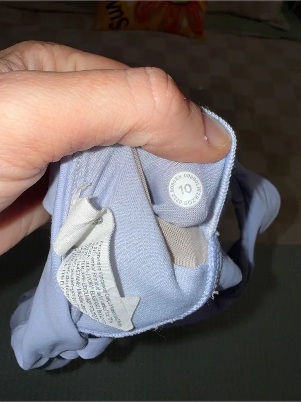 Lululemon Free‎ to Be Elevated Bra *Light Support, DD/DDD(E) Cup Pastel Blue 10 - Image 4